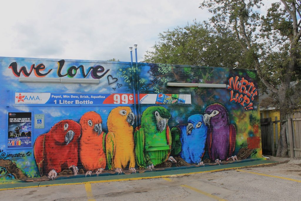 District 2 mural - We love North Loop