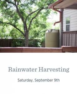 Rainwater Harvesting