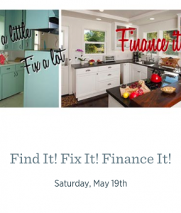 Find It! Fix It! Finance It!