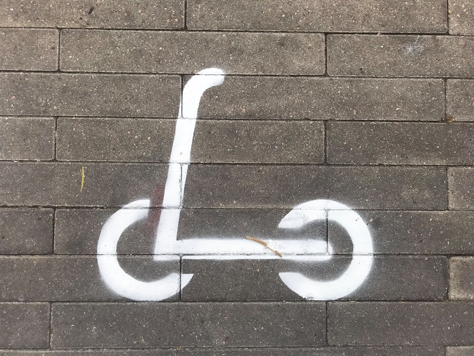 Dockless Scooter Parking