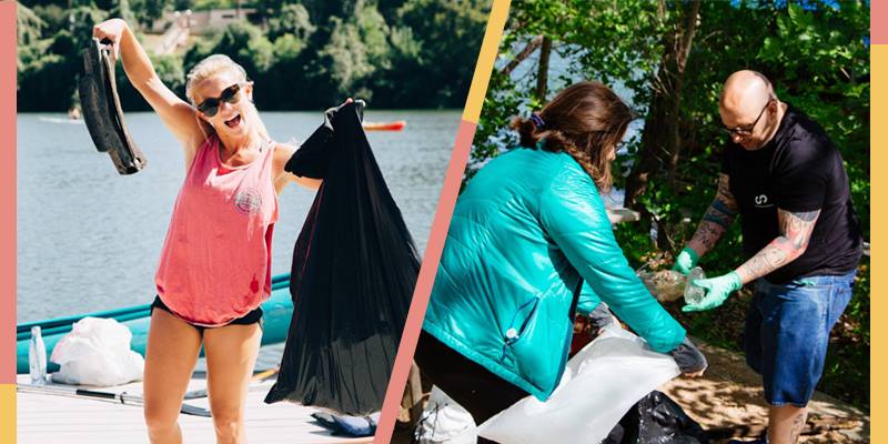 Lady Bird Lake Summer Cleanup