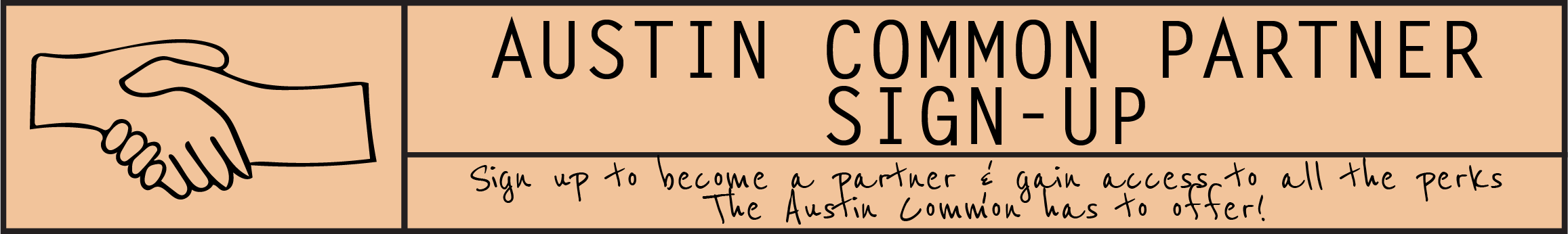 Austin Common Partner Signup - Header