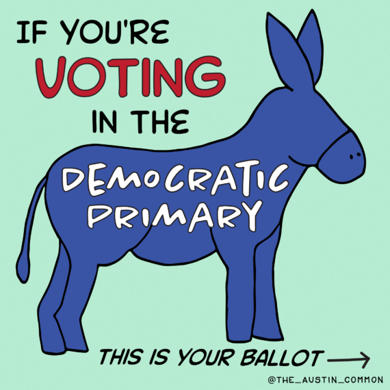 If you're voting int he Democratic primary