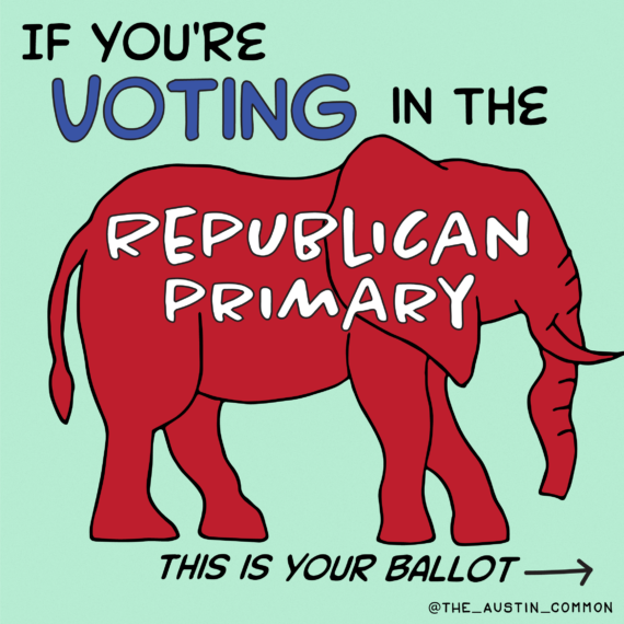 If you're voting in the republican primary