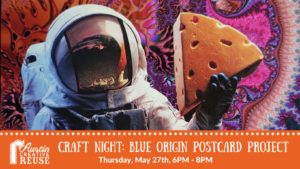 blue origin postcard project