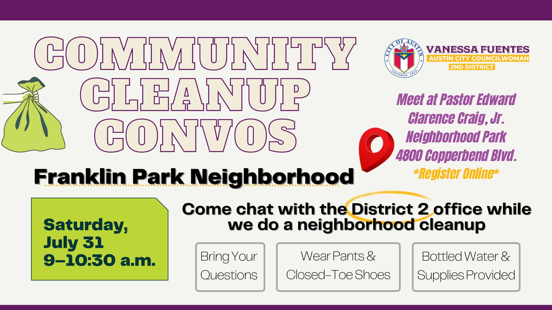 community cleanup convo