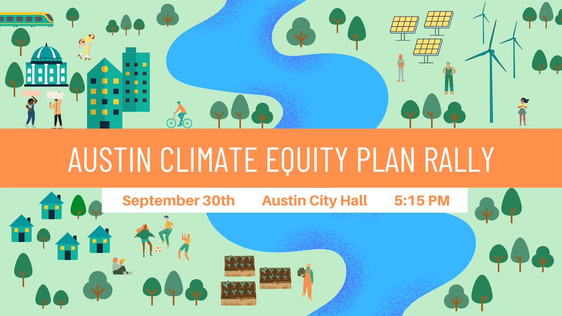 austin climate equity plan rally