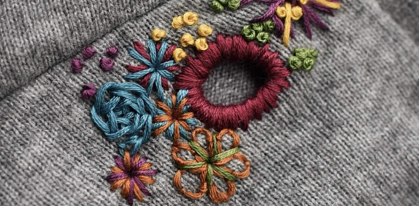 Decorative Mending With Embroidery
