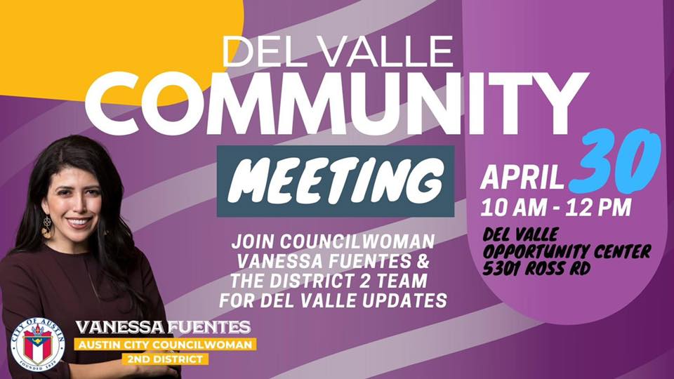 Del Valle Community Meeting