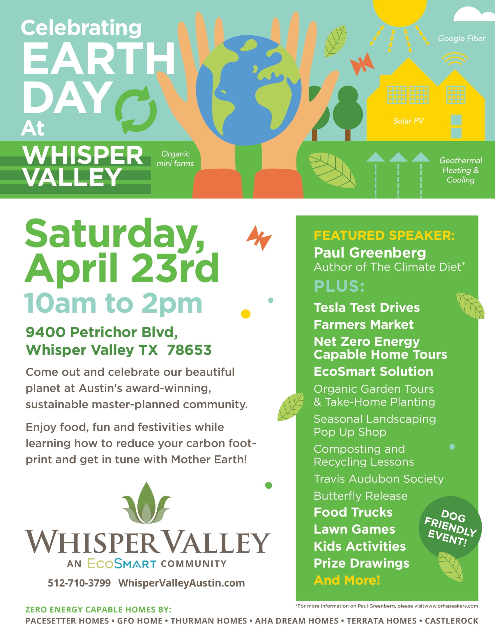Whisper Valley Earth Day Poster