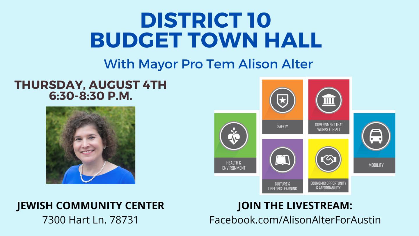 District 10 Budget Town Hall