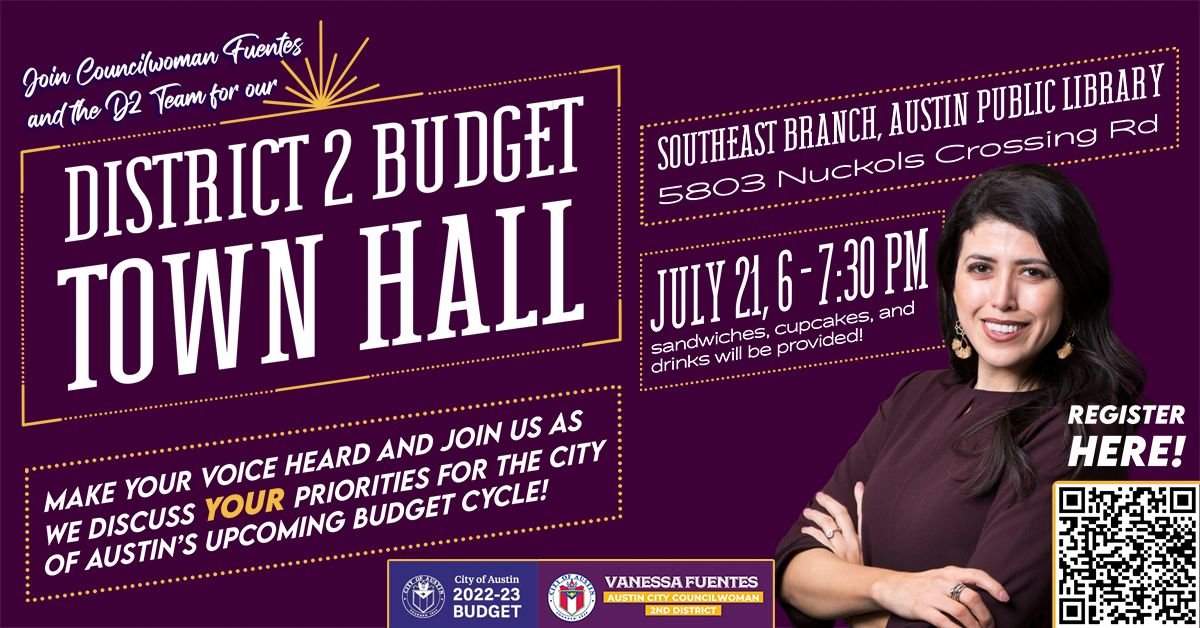 District 2 Budget Town Hall