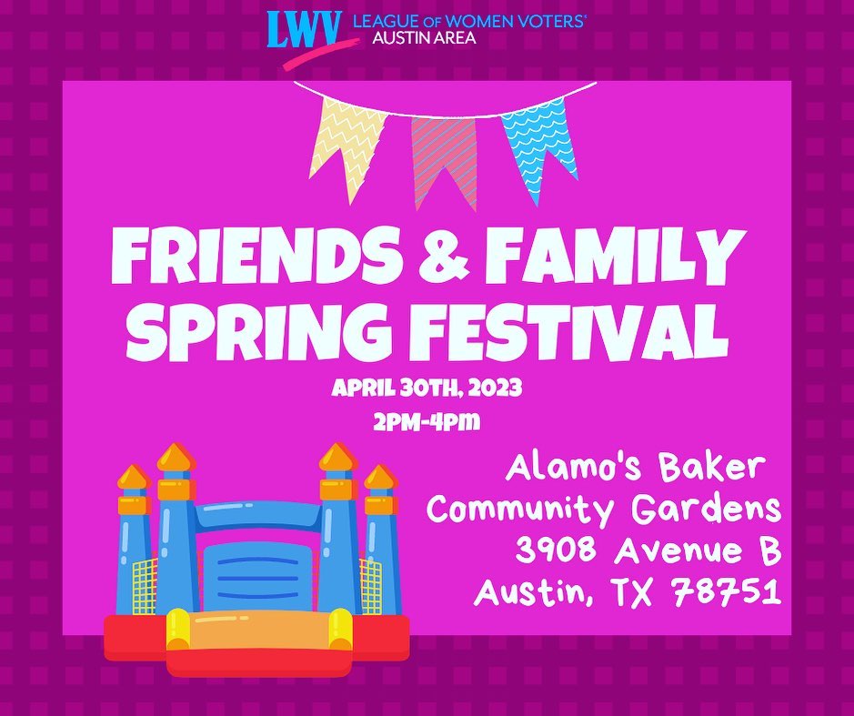 Friends and Family Spring Festival