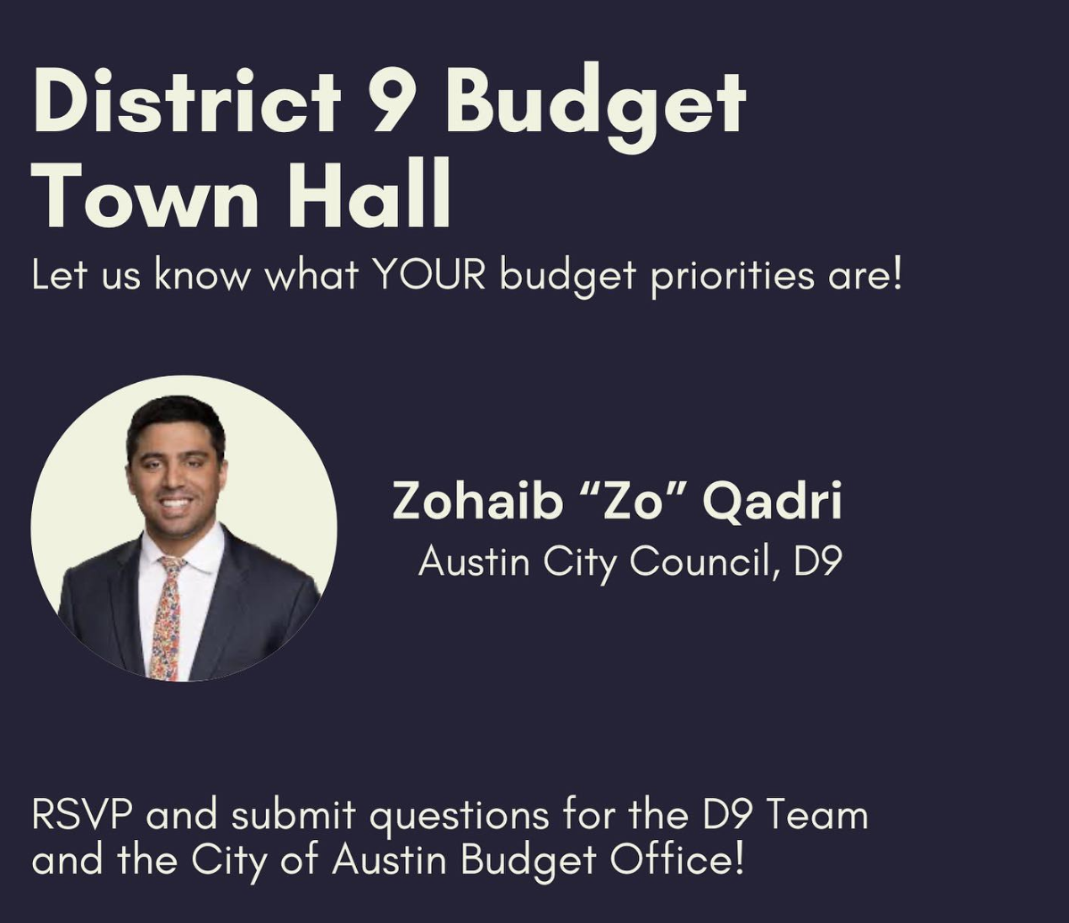 District 9 Budget Town Hall