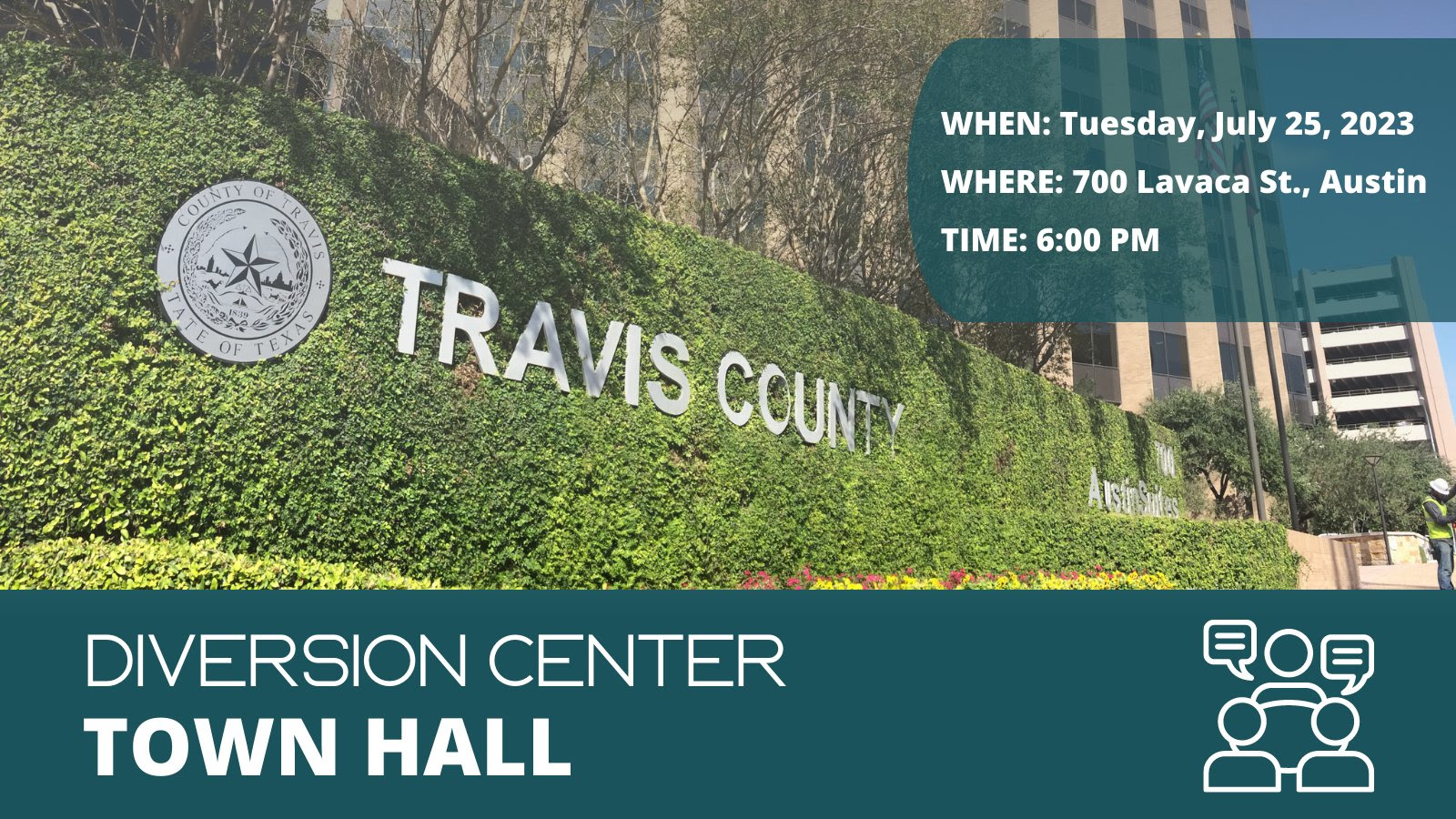 Diversion Center Town Hall