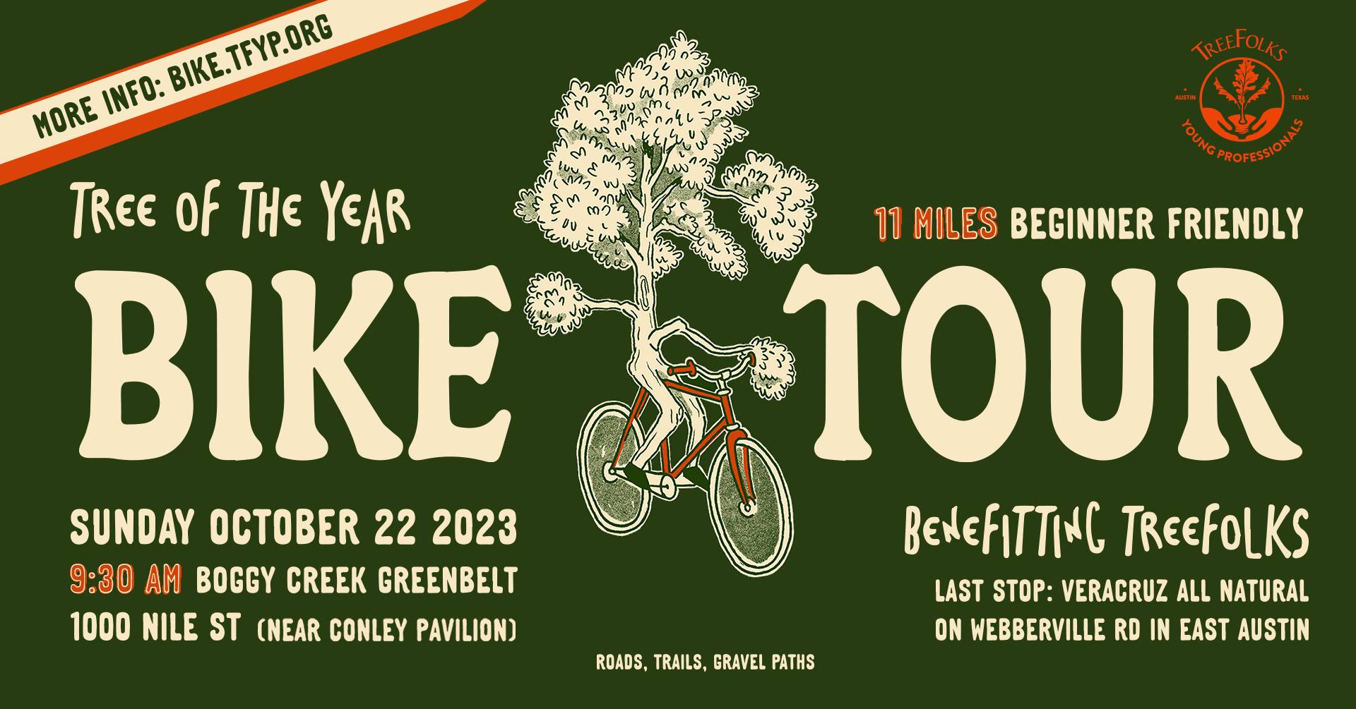 Tree Of The Year Bike Tour