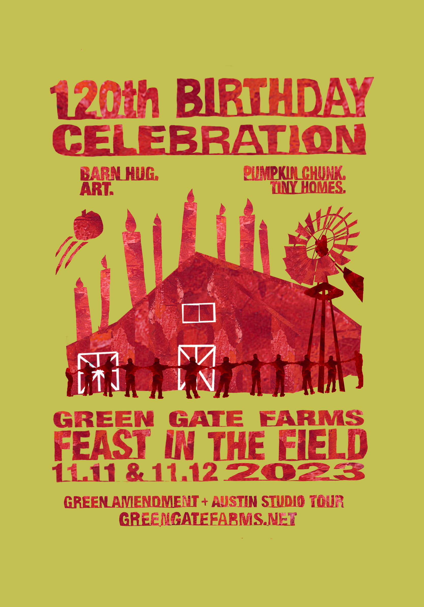 Green Gate Farms Birthday Flyer