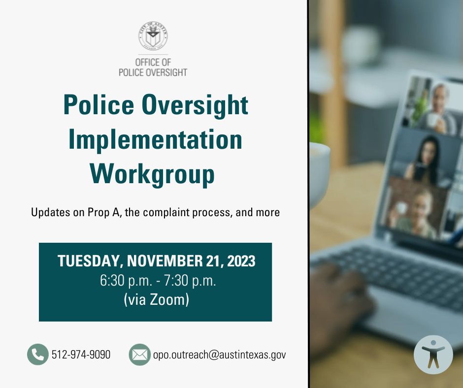 Police Oversight Implementation Workgroup