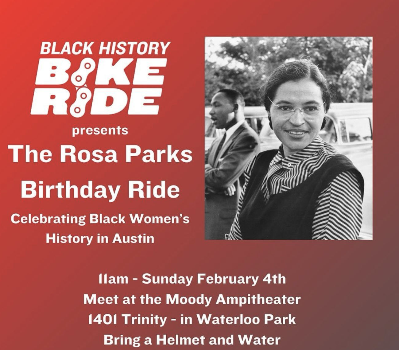 Rosa Parks Birthday Ride
