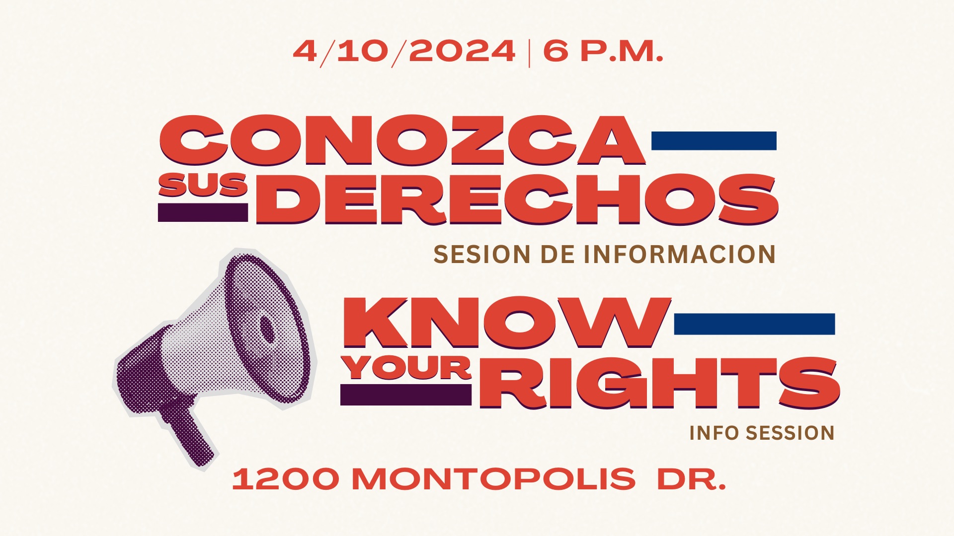 Know Your Rights Info Session