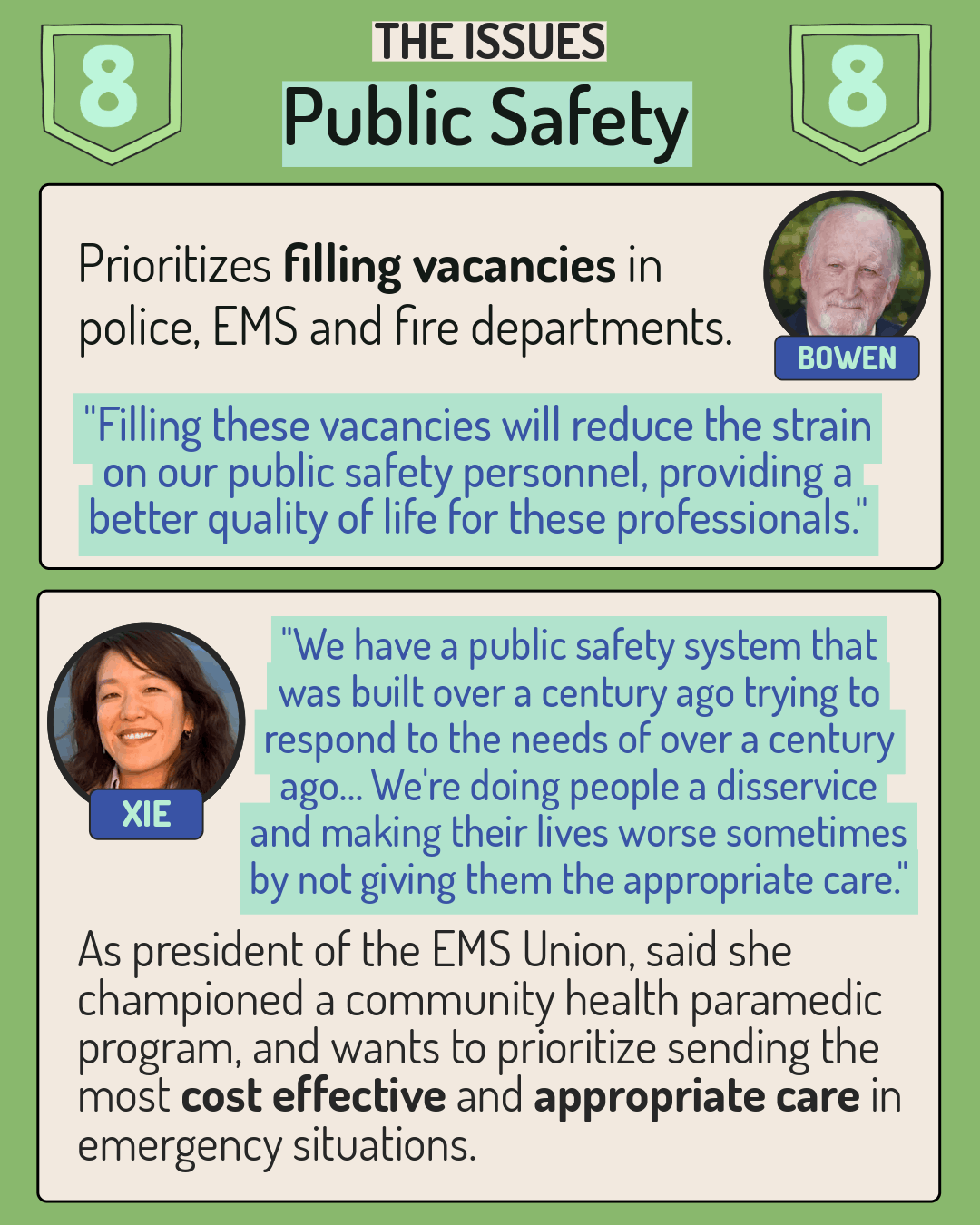 District 8 - Public Safety